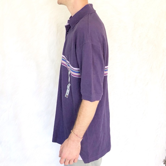 Tommy Hilfiger Multicolored rainbow stripe polo - Picture 3 of 8